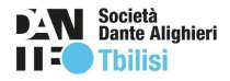 Dante Alighieri Tbilisi logo 2022 x210